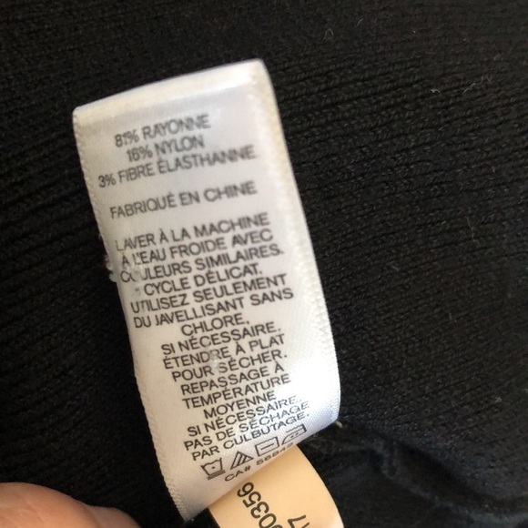 Express Black Bell Sleeve Sweater - Picture 6 of 6